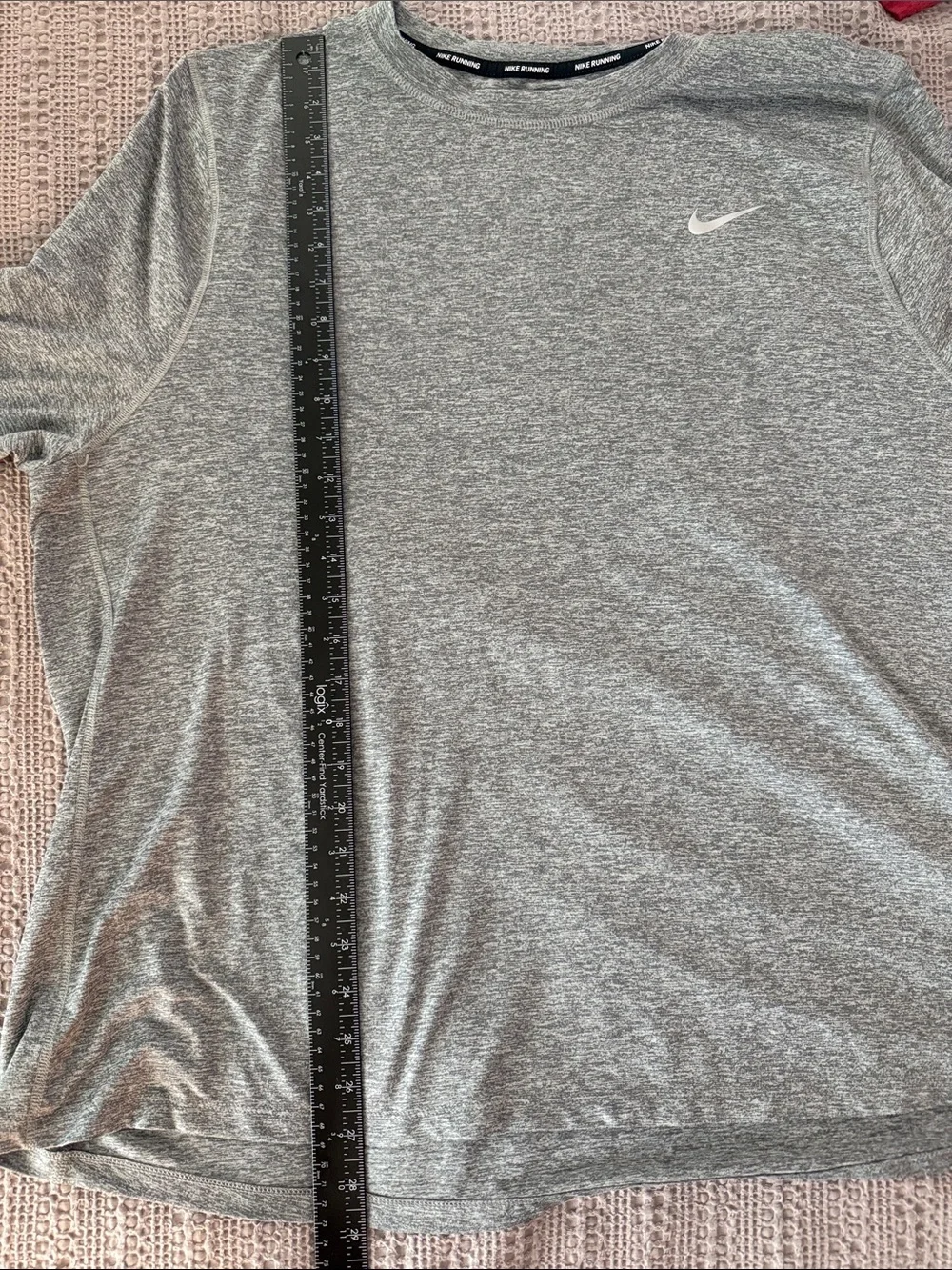Nike Running Dri-FIT Element Crewneck Top with Thumbholes Gray 2XL [PH0881]